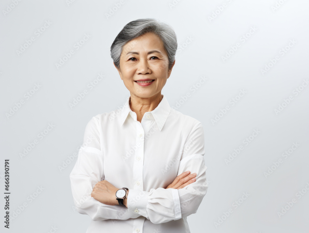 isolated portrait in studio