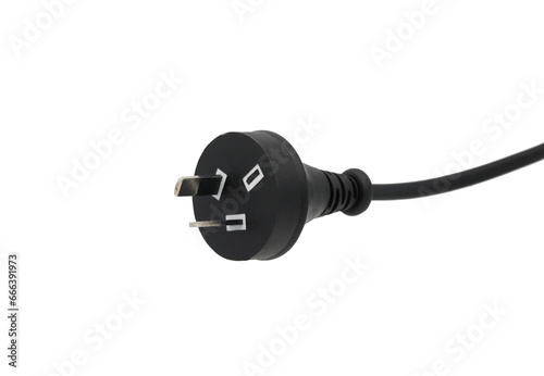 Electric plug isolated on transparent background (PNG File)