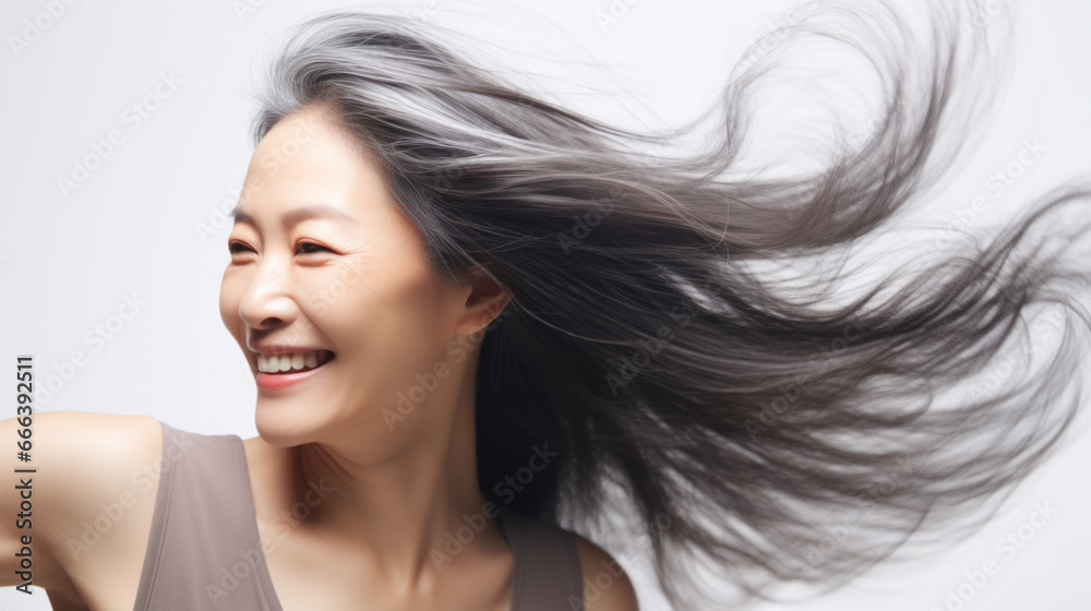 Naklejka premium Hair advertising images 