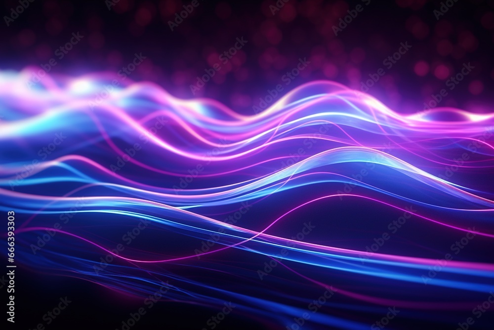 abstract futuristic background with pink blue glowing neon moving high speed wave lines and bokeh lights. Data transfer concept Fantastic wallpaper abstract futuristic background with pink blue glowing neon moving high speed wave lines and bokeh lights. Data transfer concept Fantastic wallpaper