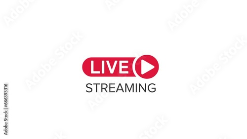 live streaming motion graphic