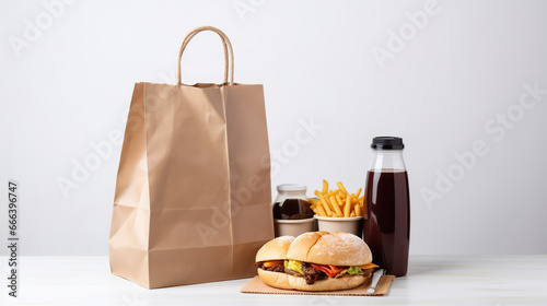 fast food delivery design backdrop 