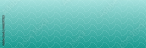 Blue ocean water geometric background pattern. Asian abstract zigzag modern design for decorative visual graphic.