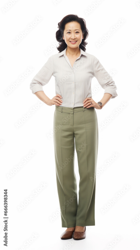 isolated portrait in studio
