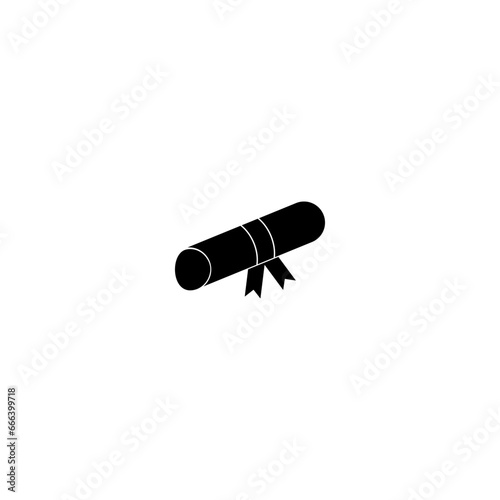 Diploma icon  for web design isolated on white background