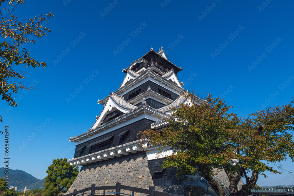 Fototapeta premium 熊本城 大天守