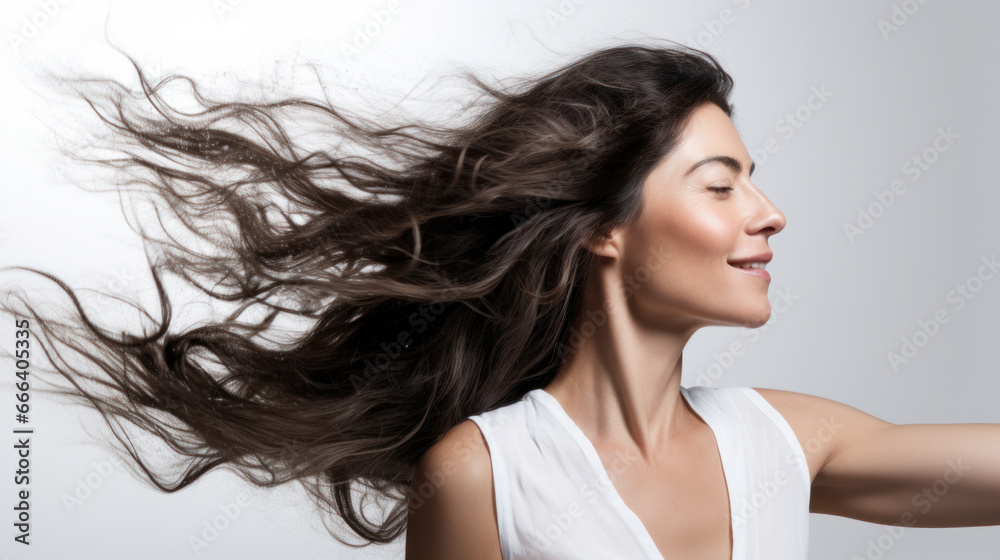 Fototapeta premium Hair advertising images
