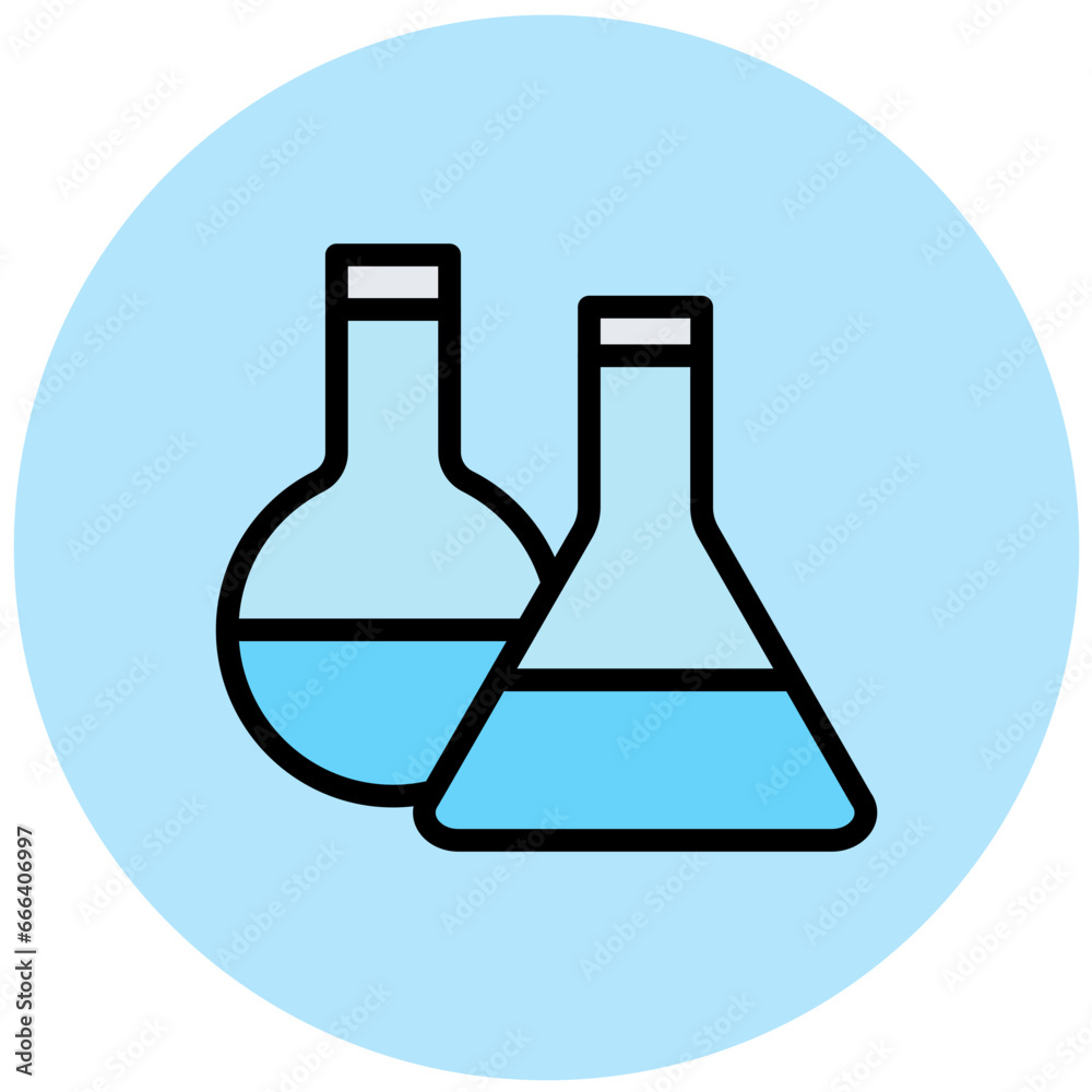 Chemistry Vector Icon Design Illustration Chemistry Vector Icon Design Illustration