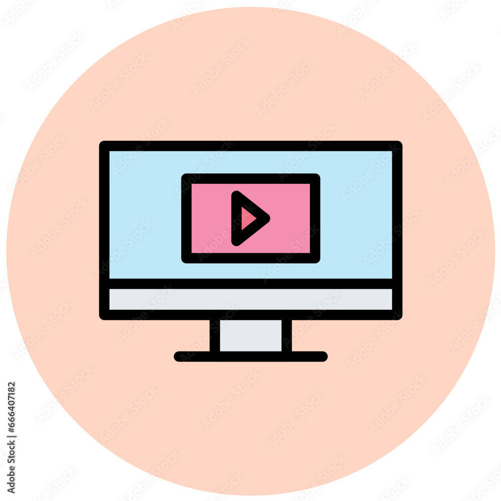 Broadcast Vector Icon Design Illustration Broadcast Vector Icon Design Illustration