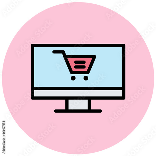 Ecommerce Vector Icon Design Illustration