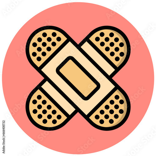 Band Aid Vector Icon Design Illustration