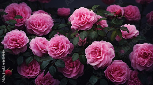 Gorgeous roses against a dark background. Rosa Damas