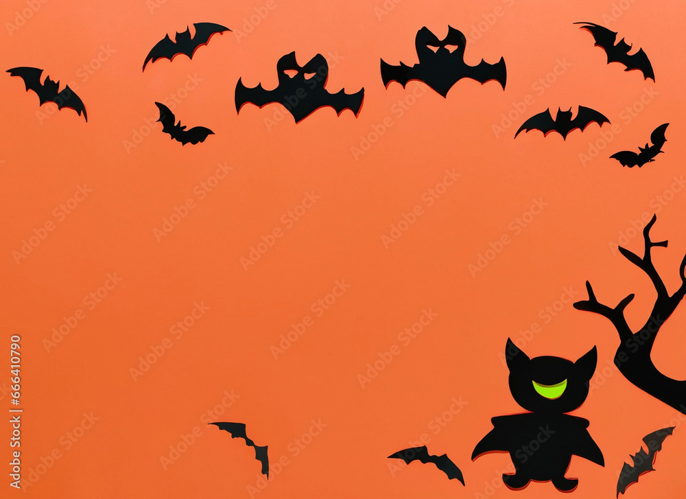 Halloween elements for copy space Halloween elements for copy space