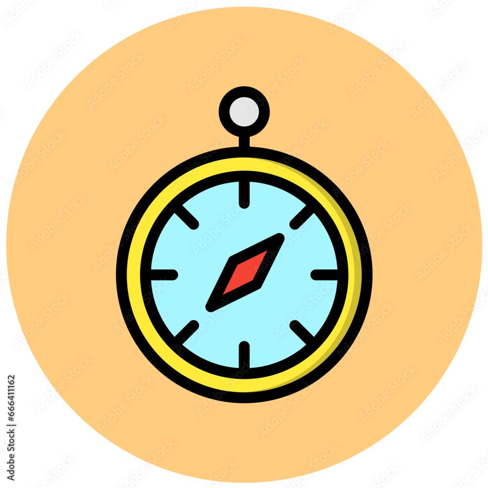 Chronometer Vector Icon Design Illustration Chronometer Vector Icon Design Illustration