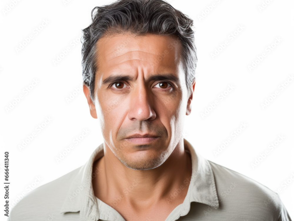 Fototapeta premium isolated portrait in studio 