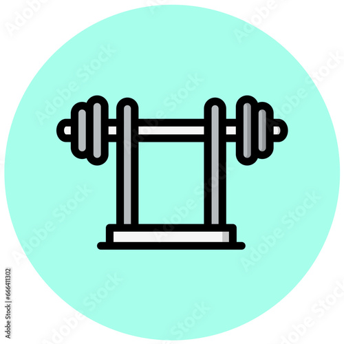 Weightlifting Vector Icon Design Illustration