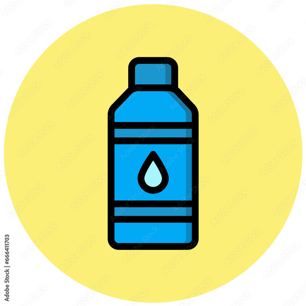Water Bottle Vector Icon Design Illustration Water Bottle Vector Icon Design Illustration