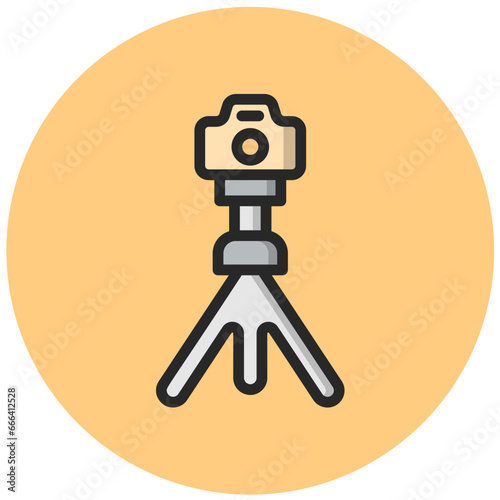 Tripod stand Vector Icon Design Illustration