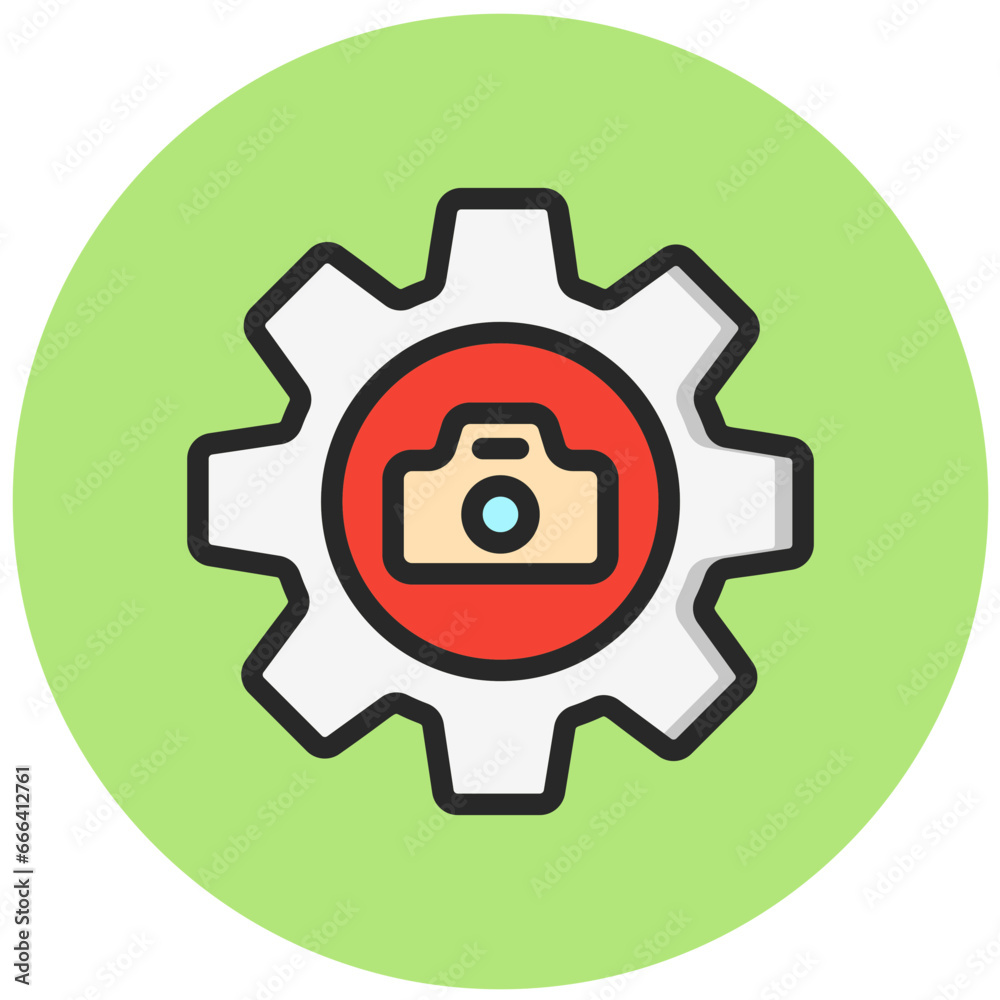 Setting Vector Icon Design Illustration Setting Vector Icon Design Illustration