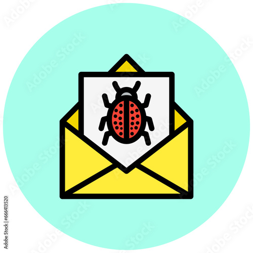 Spam Vector Icon Design Illustration