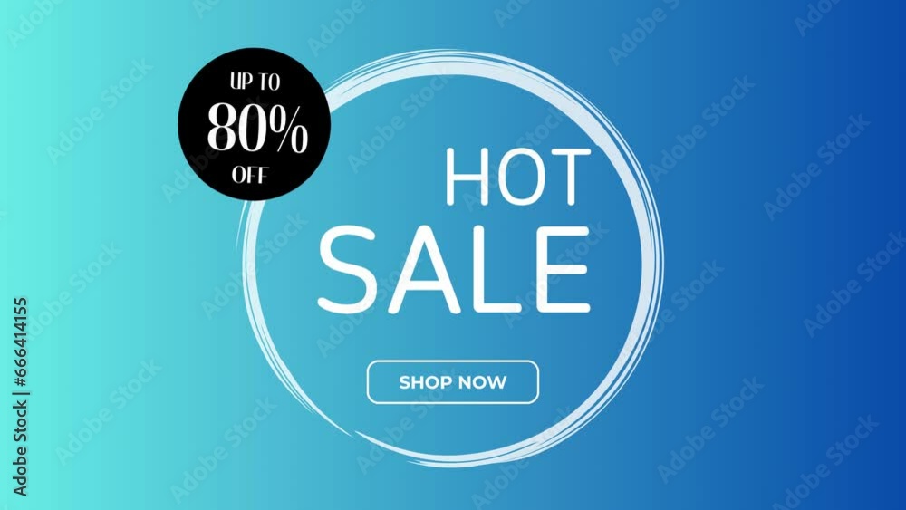 Hot sale motion graphic for promotion Hot sale motion graphic for promotion