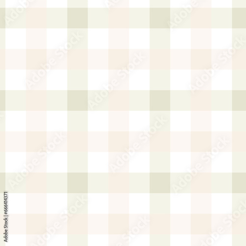 Pastel tablecloth gingham Vector Seamless Pattern. Beige checker background. Cottagecore Garden design. Homestead Farmhouse Summer Graphic Background.