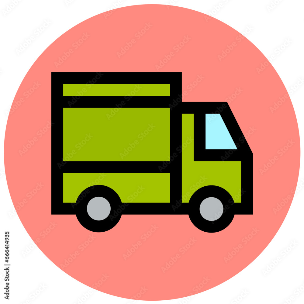 Food Delivery Vector Icon Design Illustration