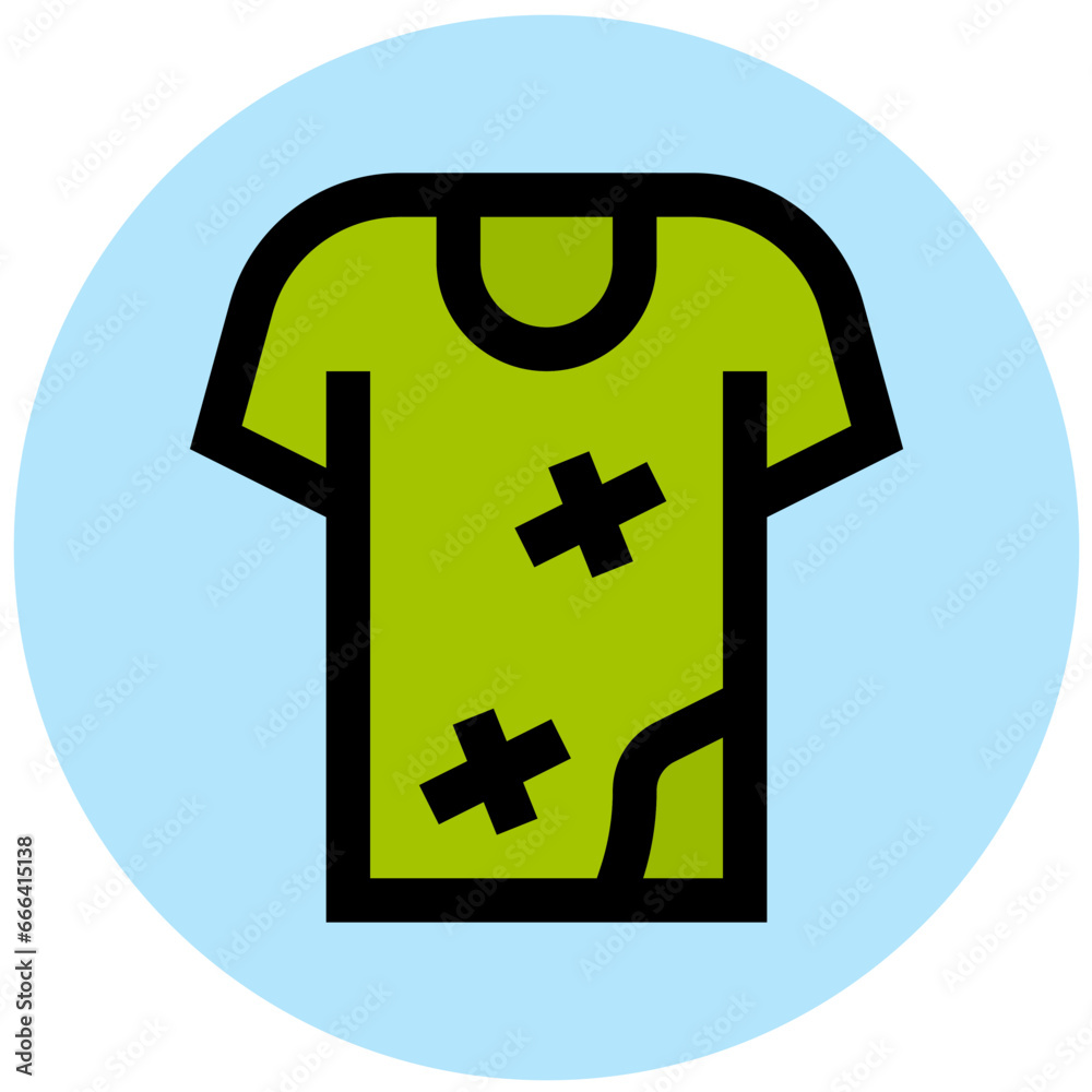 Obraz premium Dirty clothes Vector Icon Design Illustration