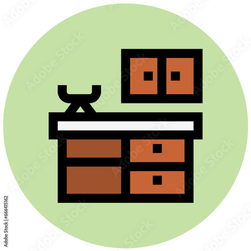Kitchen Vector Icon Design Illustration