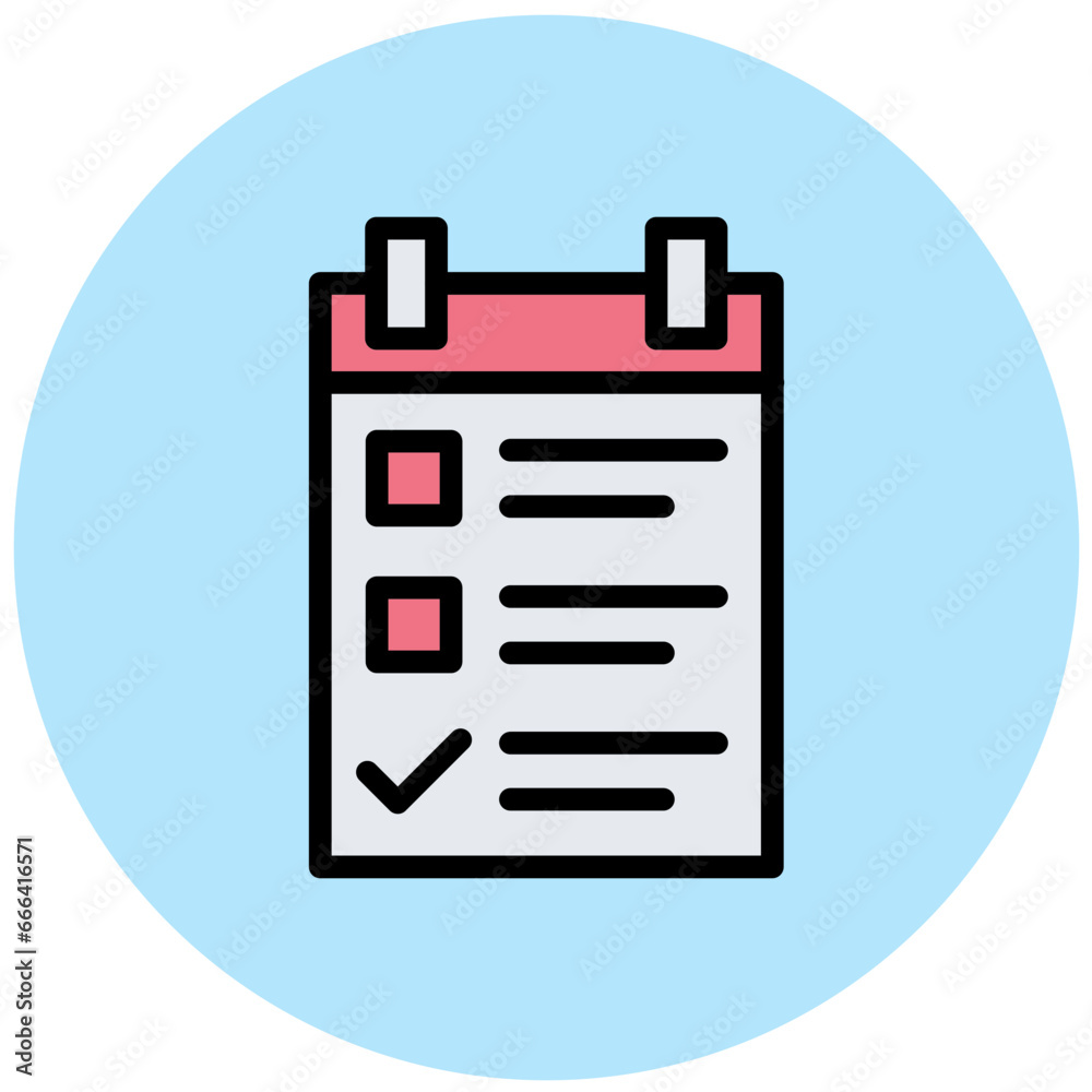 Checklist Vector Icon Design Illustration Checklist Vector Icon Design Illustration