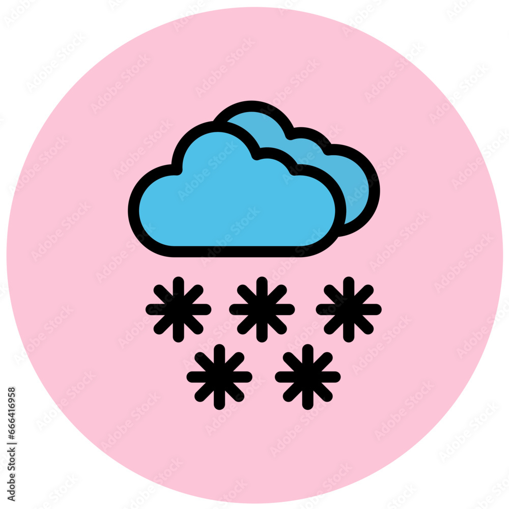 Snow Vector Icon Design Illustration Snow Vector Icon Design Illustration