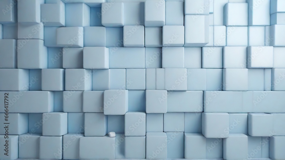 Abstract 3d rendering of blue cubes background. Futuristic background design. Abstract 3d rendering of blue cubes background. Futuristic background design.