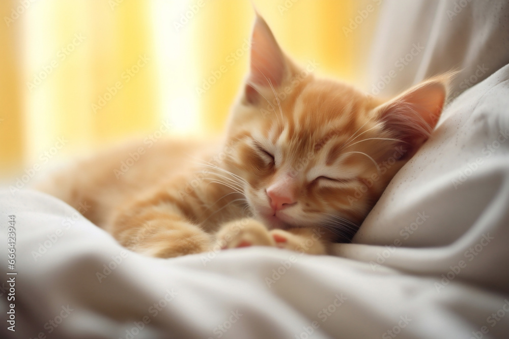 Feline domestic ginger fluffy red kitty pet cat sleep kitten cute animal adorable Feline domestic ginger fluffy red kitty pet cat sleep kitten cute animal adorable