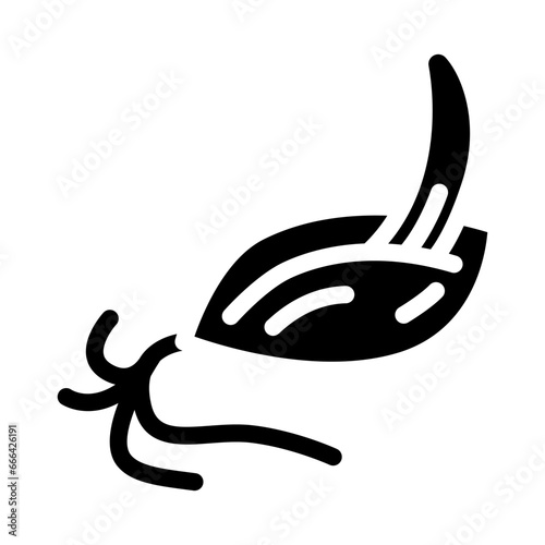 malt barley glyph icon vector. malt barley sign. isolated symbol illustration
