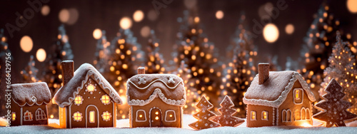 Christmas House with Cookies. Generative AI,