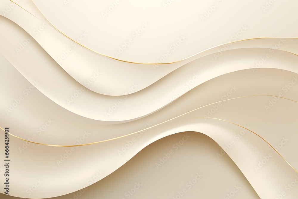 Luxury cream color wave background. Luxury cream color wave background.