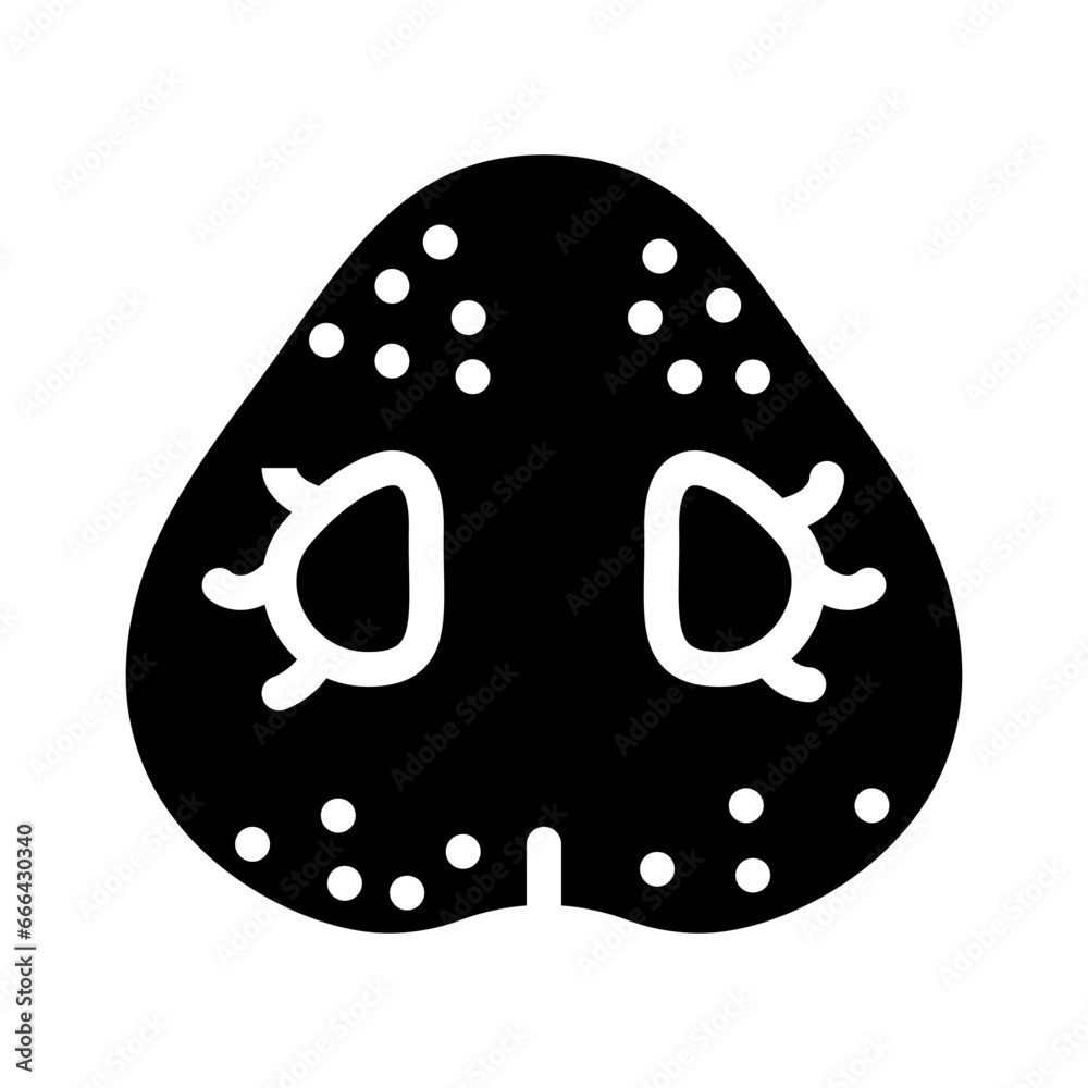 nose pig animal glyph icon vector. nose pig animal sign. isolated symbol illustration nose pig animal glyph icon vector. nose pig animal sign. isolated symbol illustration