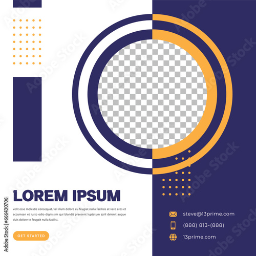 Creative marketing webinar online live corporate business social media cover banner template
