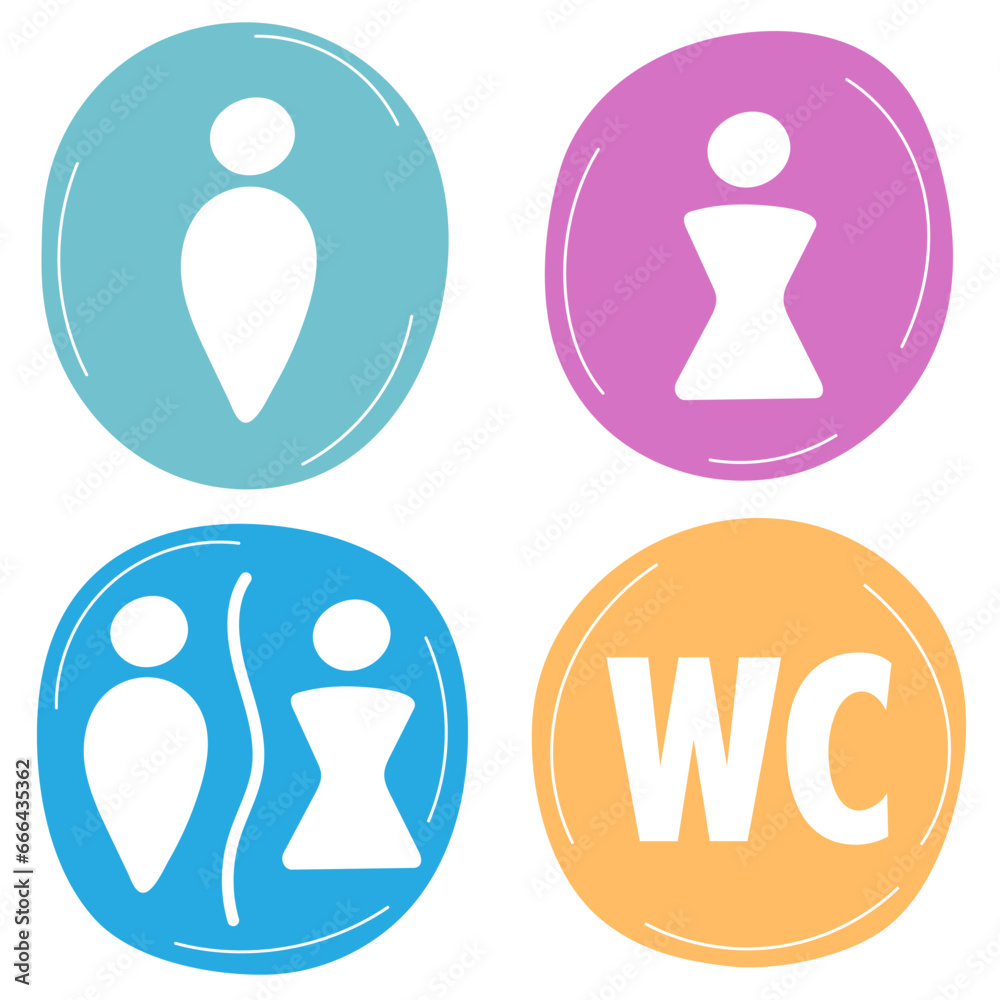Toilet man and woman sign. isolated flat icon vector illustration graphic design Toilet man and woman sign. isolated flat icon vector illustration graphic design