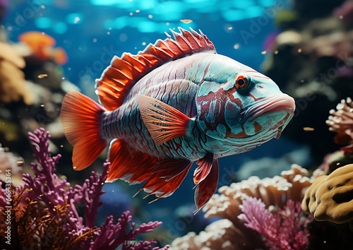 fish in aquarium © Naspaphasson