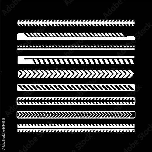 Abstract stripe line element template pack