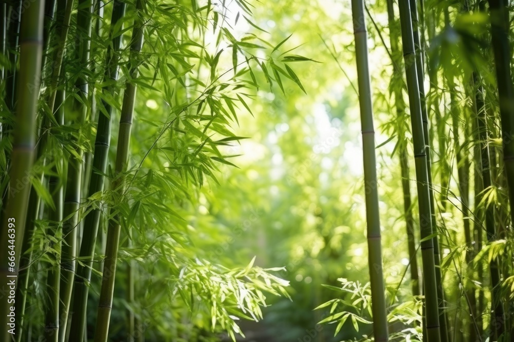 lush bamboo grove in the sunlight lush bamboo grove in the sunlight