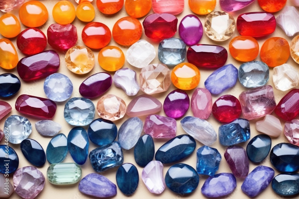 set of colorful synthetic stones to be used in brooches set of colorful synthetic stones to be used in brooches