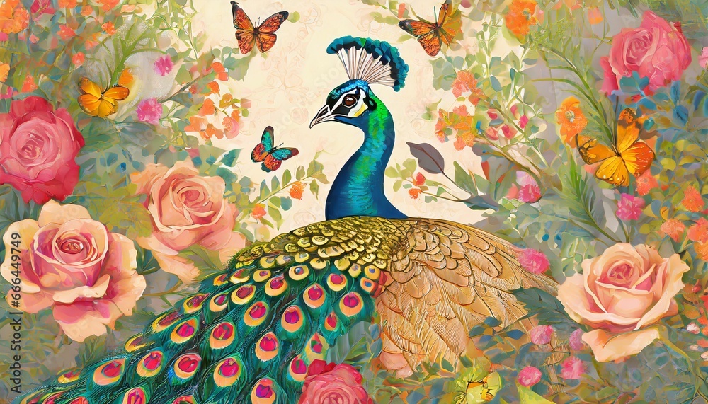 Obraz premium Thai art painting on wall