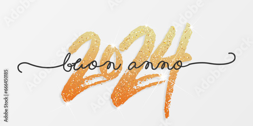 felice anno nuovo - buon anno 2024	
