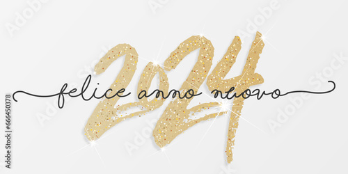 felice anno nuovo - buon anno 2024	