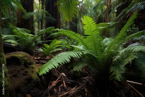 indigenous plant species flourishing in a preserved forest
