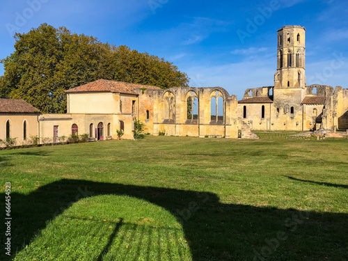 Abbey de la Sauve-Majeure, Route to Santiago de Compostela, France, UNESCO. High quality photo photo