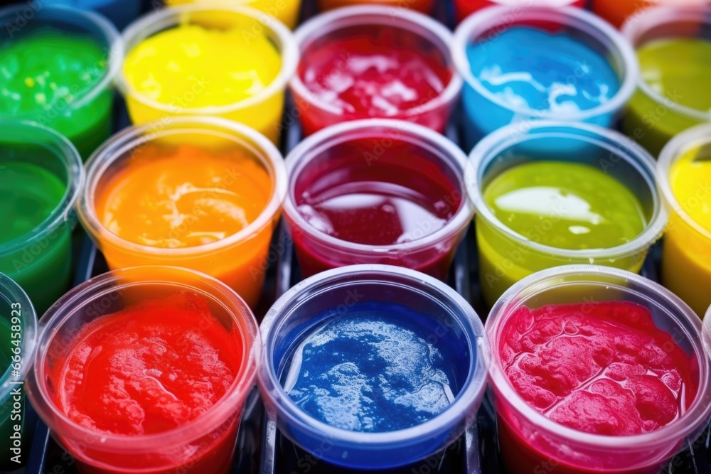 image of colorful soap mixture in soap base pot image of colorful soap mixture in soap base pot