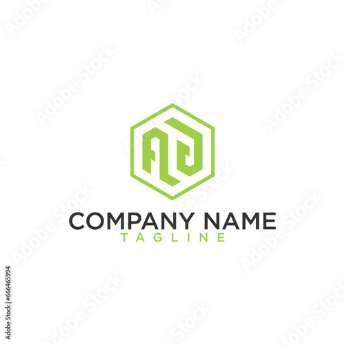 Geometric letter ag, logo design. Modern luxury intial logo vector.